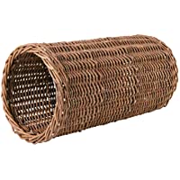 TRIXIE Túnel Mimbre para Conejos- ø20 x 38 cm- Pequeños Mamíferos